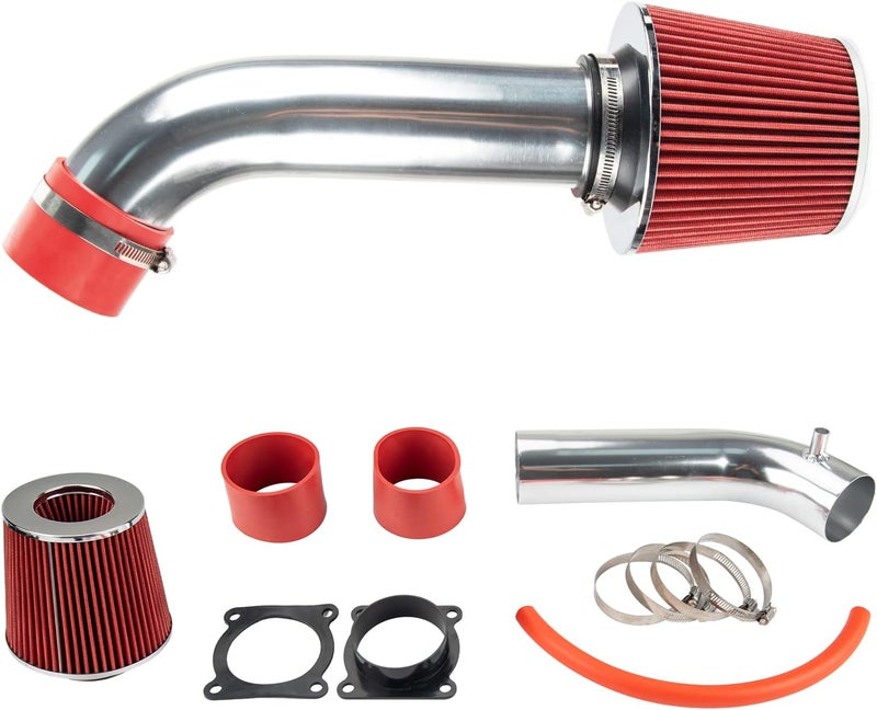 AUTOSITY Air Intake Kit, Cold Air Intake System Fit for 350Z/FX35/G35 2003 2004 2005 2006 3.5L - Red - Image 1